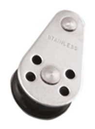 Stainless Steel Pulley Block With Nylon Sheave & Removable Pin 25mm Wheel Hoist Fixed Pull Rope 27147393